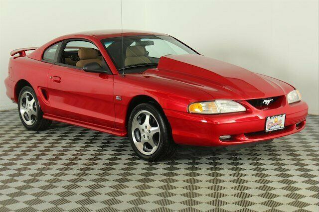 1994 Red Ford Mustang --