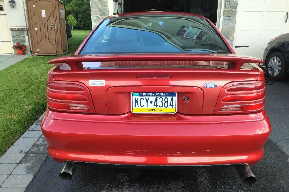 1994 Red Ford Mustang Coupe
