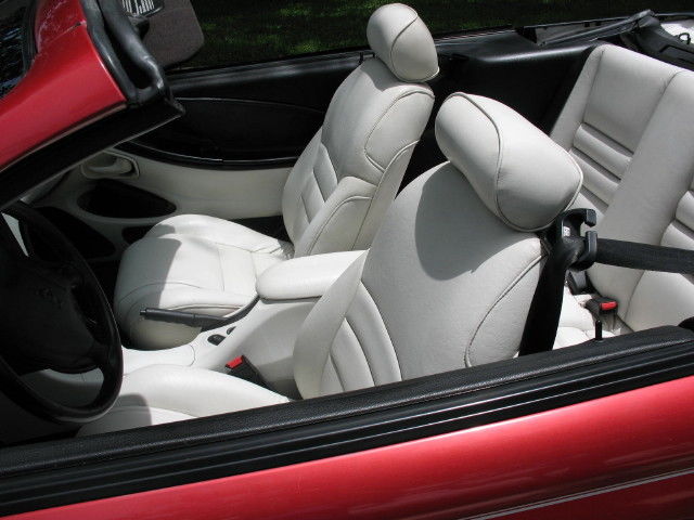 1994 Red Ford Mustang Convertible