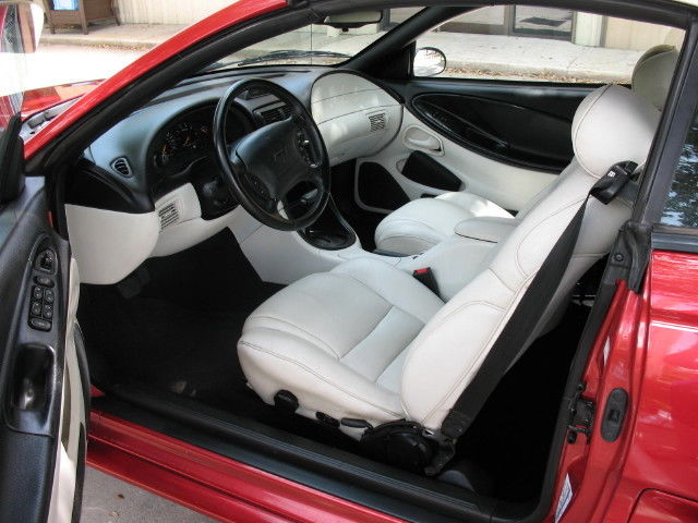 1994 Red Ford Mustang Convertible