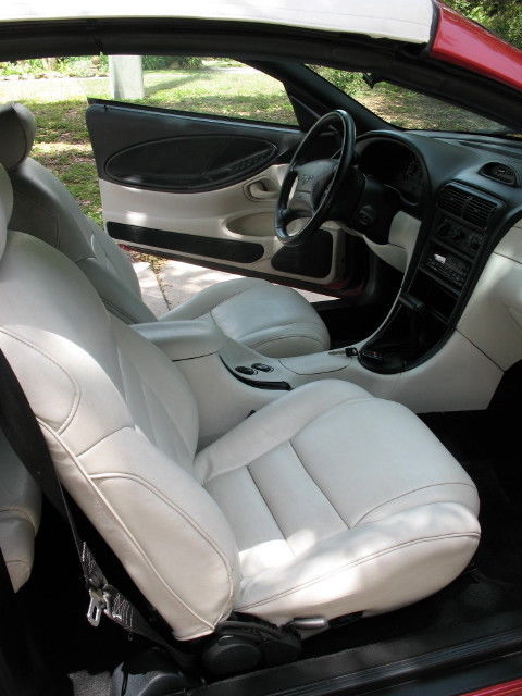 1994 Red Ford Mustang Convertible