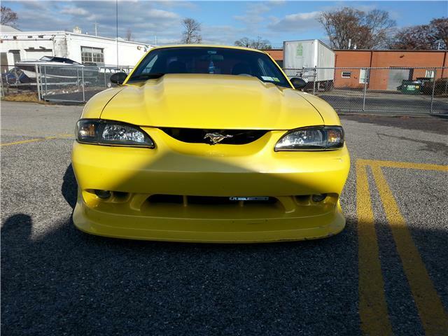 1994 Yellow Ford Mustang custom