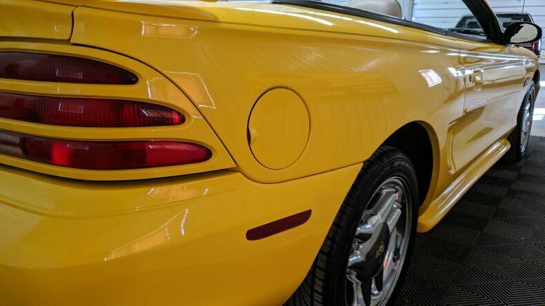 1994 Yellow Ford Mustang Convertible