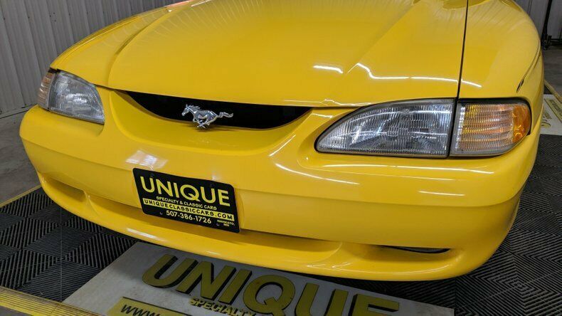 1994 Yellow Ford Mustang Convertible