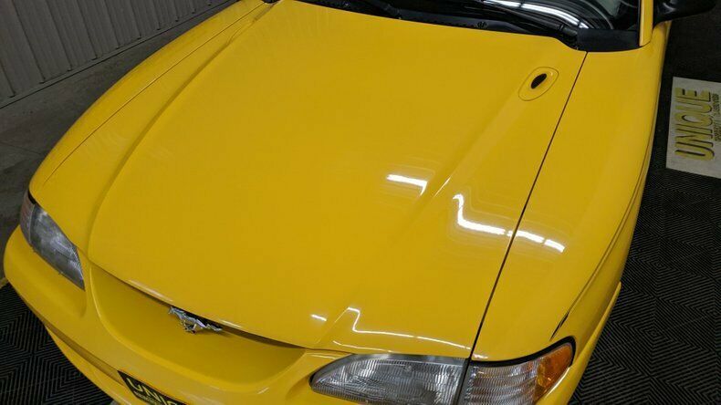 1994 Yellow Ford Mustang Convertible