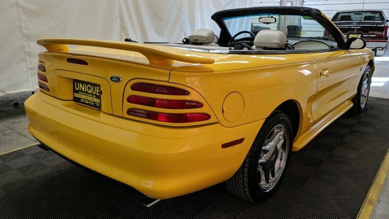 1994 Yellow Ford Mustang Convertible