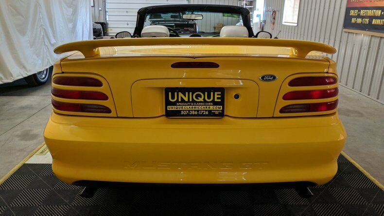 1994 Yellow Ford Mustang Convertible