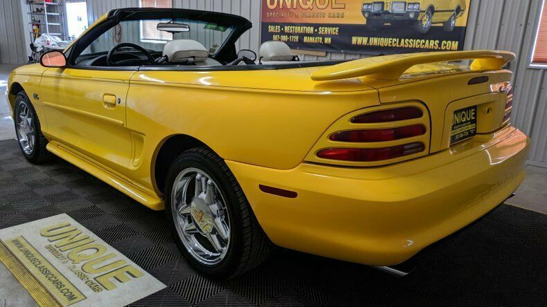 1994 Yellow Ford Mustang Convertible