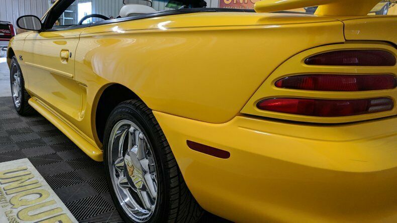 1994 Yellow Ford Mustang Convertible