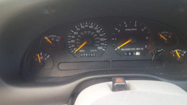 1994 Yellow Ford Mustang Coupe