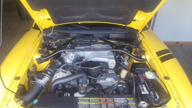 1994 Yellow Ford Mustang Coupe