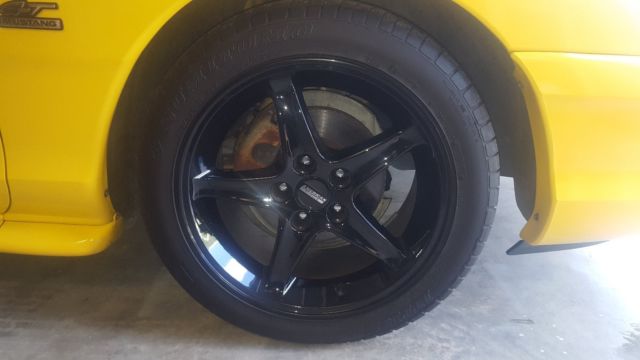 1994 Yellow Ford Mustang Coupe