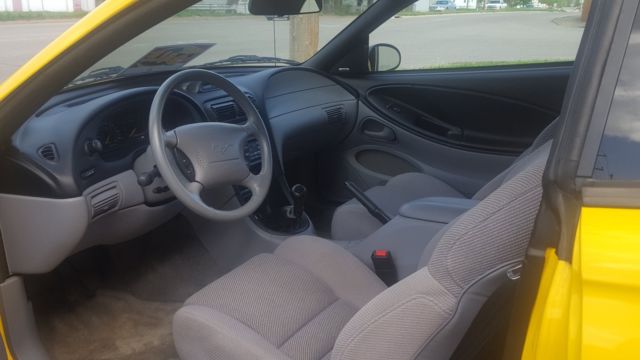 1994 Yellow Ford Mustang Coupe