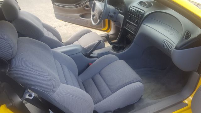 1994 Yellow Ford Mustang Coupe