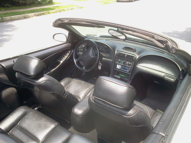 1994 White Ford Mustang Convertible