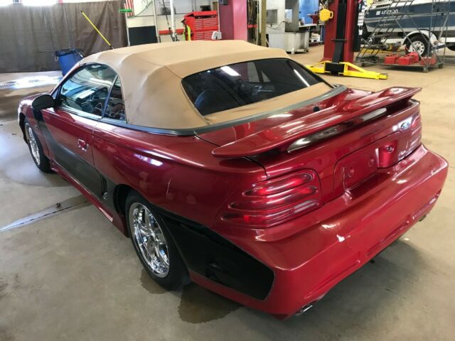 1994 Red Ford Mustang Convertible