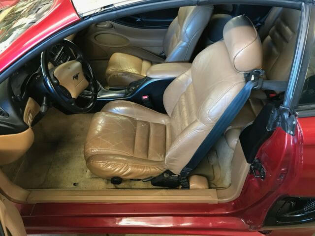 1994 Red Ford Mustang Convertible