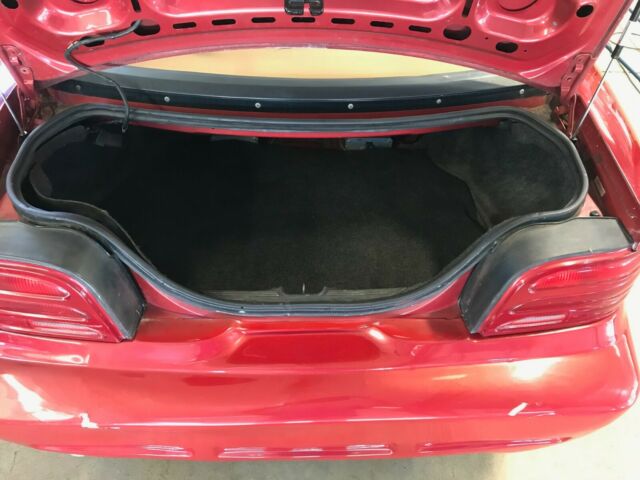 1994 Red Ford Mustang Convertible