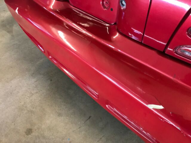 1994 Red Ford Mustang Convertible