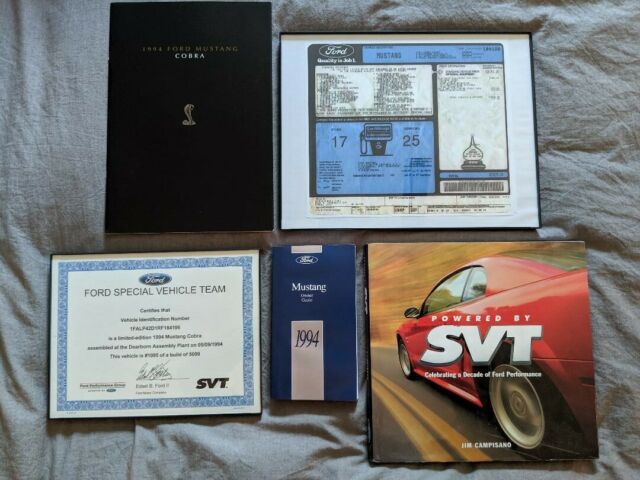 1994 Blue Ford Mustang Coupe
