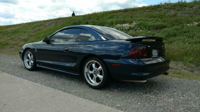 1994 Blue Ford Mustang Coupe