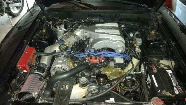 1994 Blue Ford Mustang Coupe