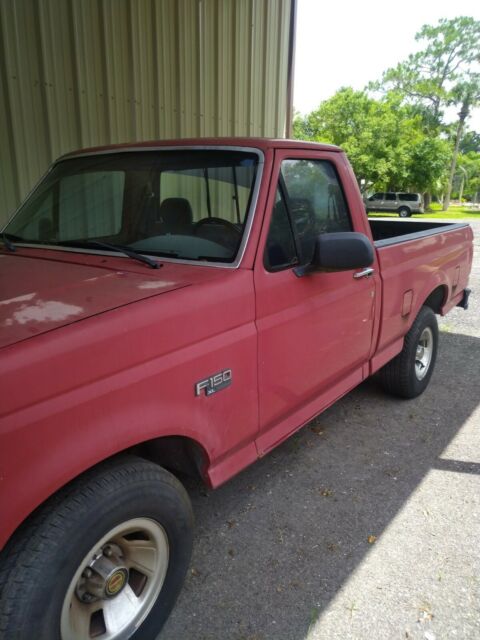 1994 Red Ford F-150 Cab & Chassis