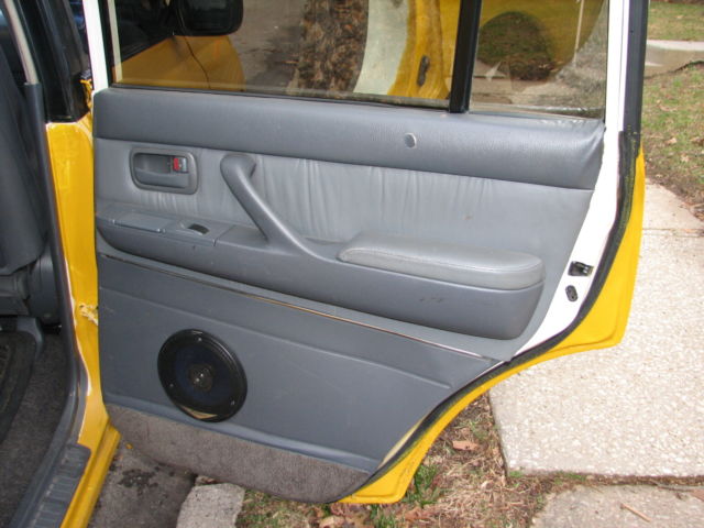 1994 Yellow Toyota Land Cruiser