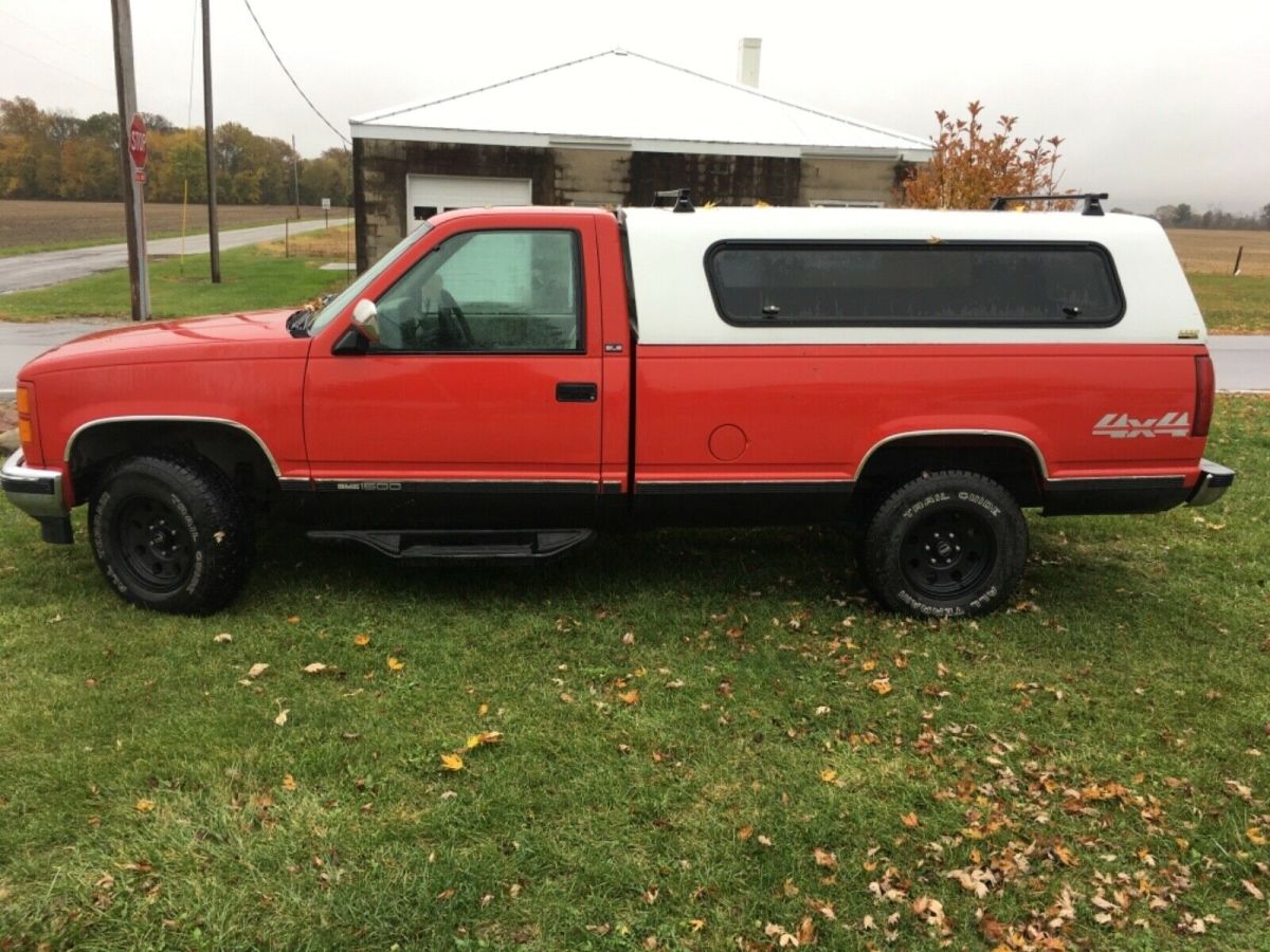1994 Red GMC 1500 Standard Cab Pickup
