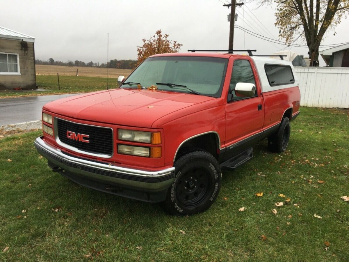 1994 Red GMC 1500 Standard Cab Pickup