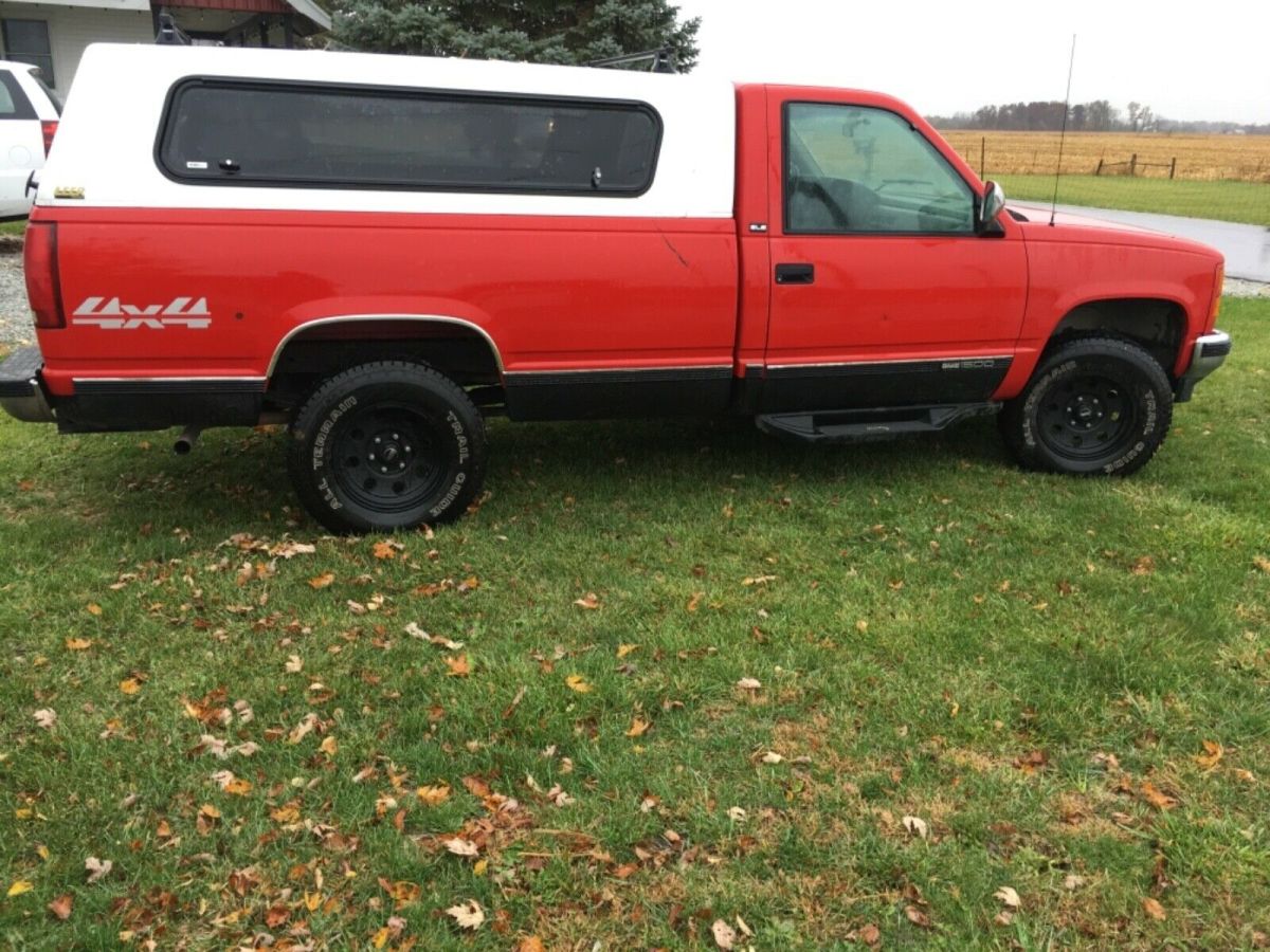 1994 Red GMC 1500 Standard Cab Pickup