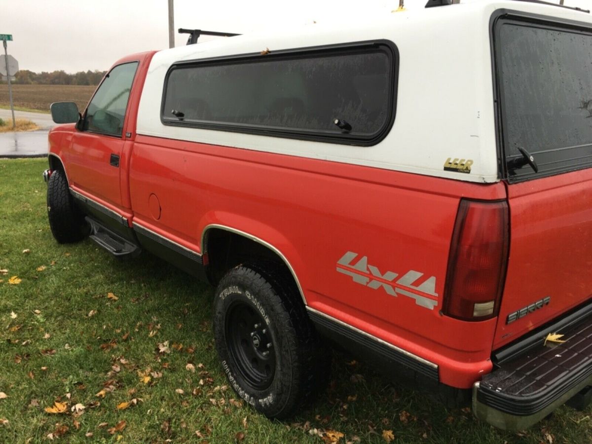 1994 Red GMC 1500 Standard Cab Pickup