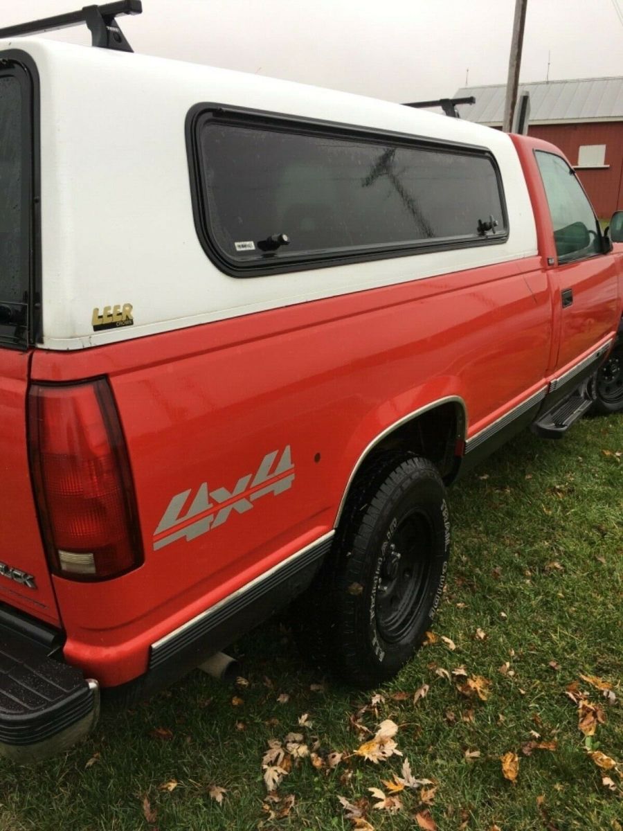 1994 Red GMC 1500 Standard Cab Pickup