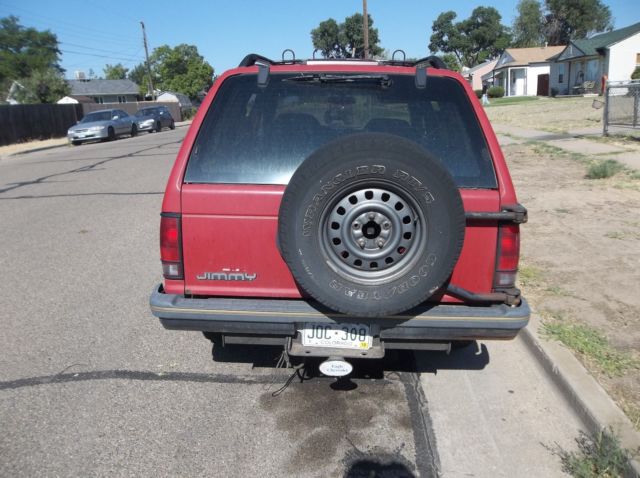1994 Red GMC Jimmy SUV