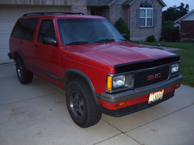 1994 Red GMC Jimmy SUV