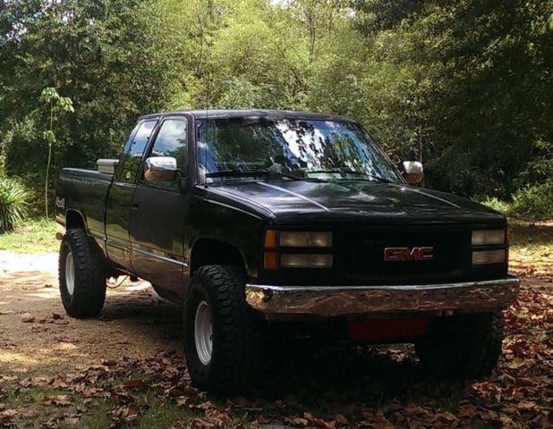 1994 Black GMC Sierra 1500 Extended Cab Pickup