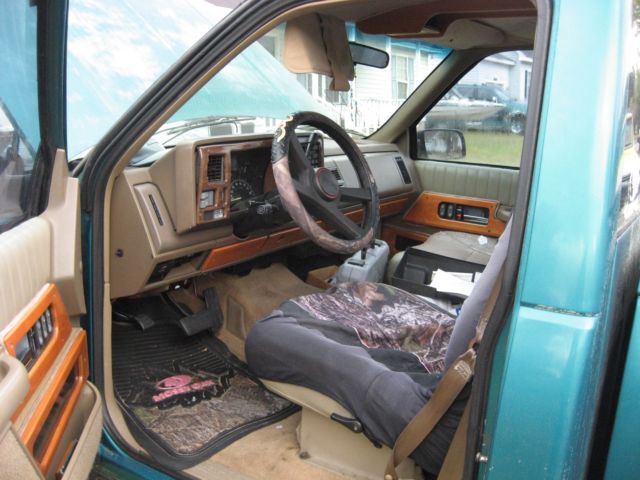 1994 Green GMC Sierra 1500 Crew Cab Pickup