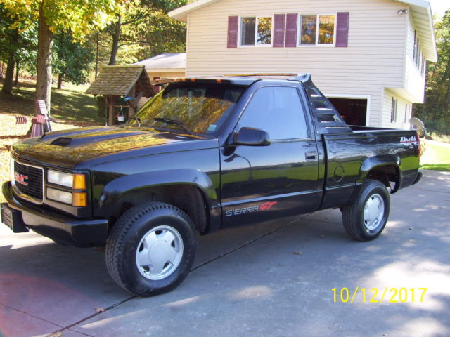 1994 Black GMC Sierra 1500 Standard Cab Pickup