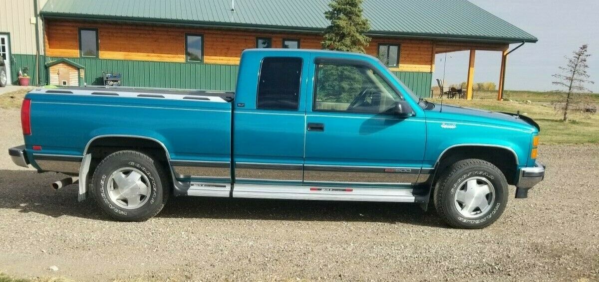 1994 Teal GMC Sierra 1500 Extended Cab Pickup