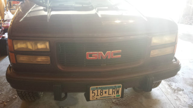 1994 Burgundy GMC Yukon