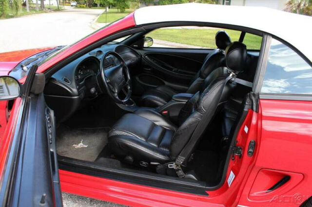 1994 Red Ford Mustang Convertible