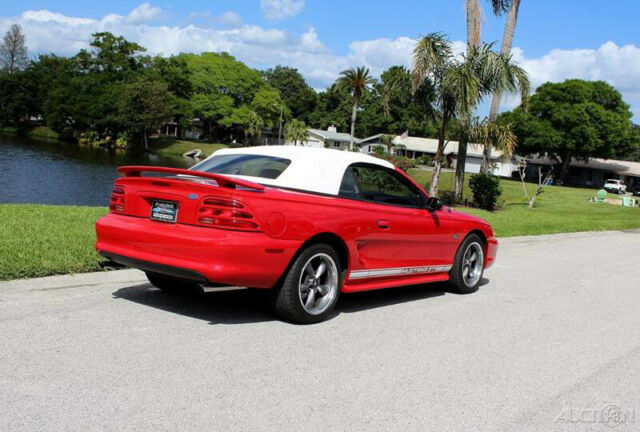 1994 Red Ford Mustang Convertible