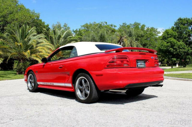 1994 Red Ford Mustang Convertible