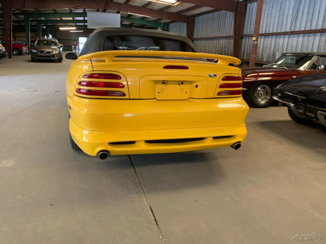 1994 Yellow Ford Mustang Convertible