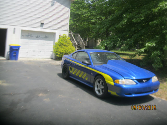 1994 Blue Ford Mustang Coupe