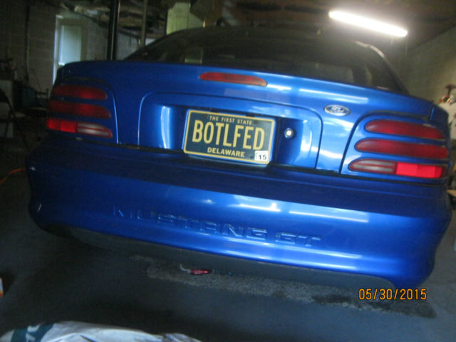 1994 Blue Ford Mustang Coupe