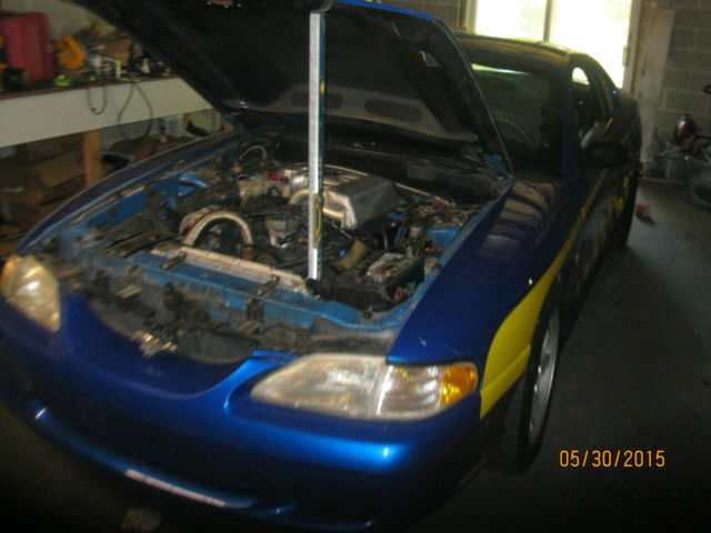 1994 Blue Ford Mustang Coupe