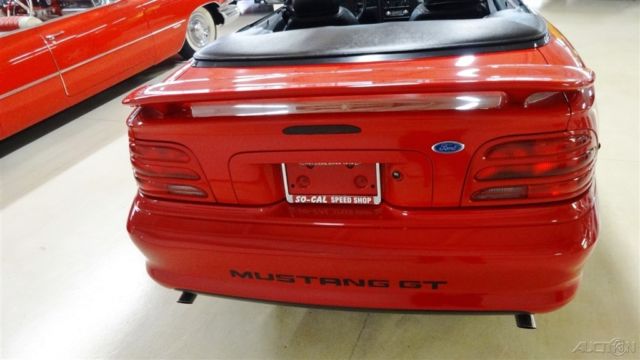 1994 Red Ford Mustang Convertible