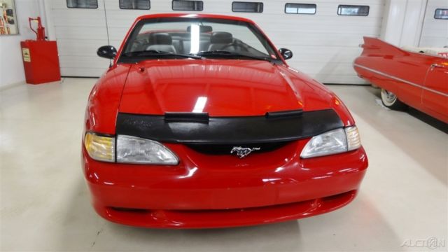 1994 Red Ford Mustang Convertible