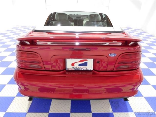 1994 Red Ford Mustang Convertible
